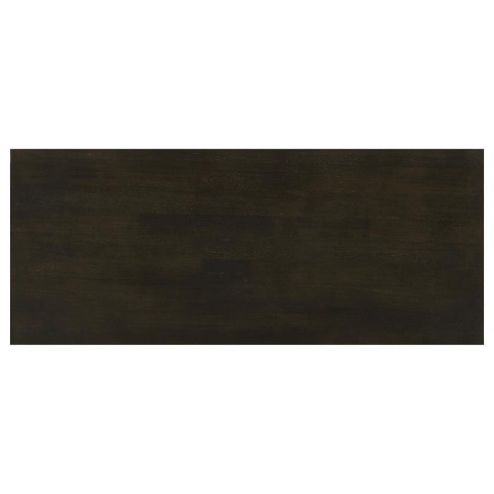 Rachelle - 2-Shelf Wood Entryway Console Table - Deep Merlot