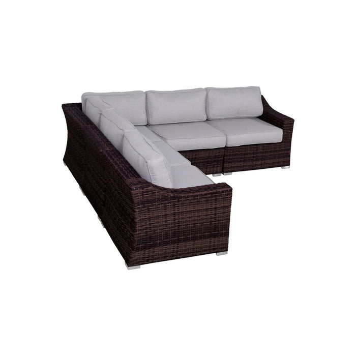 Outdoor Wicker Sofa Seating Group With Cushions