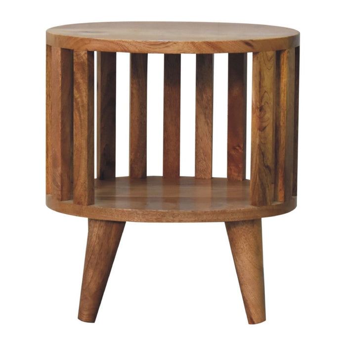 Ariella - Single Shelf Nightstand - Oak