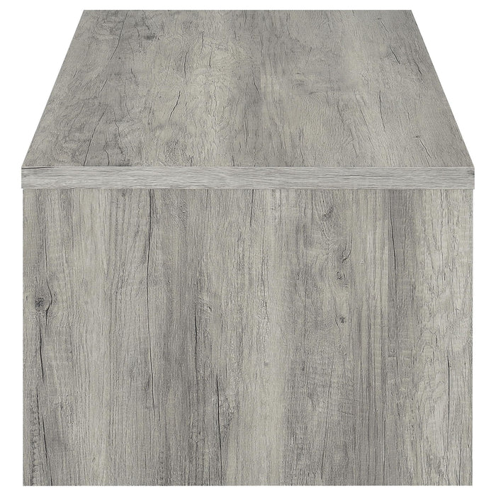 Nuberg - 2 Piece And End Table Set With Storage Drawers - Gray