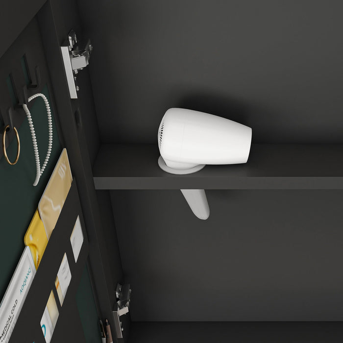 Aluminium Medicine Cabinet Mirror With LED Light And Defogging Function - Gray