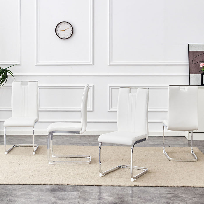 Bow Shaped Chairs, Ergonomic Design, Non Slip Base