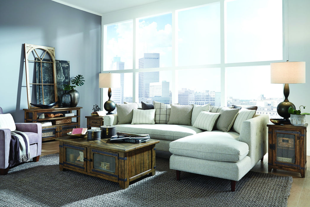 Chesterfield - Rectangular End Table - Farmhouse Timber