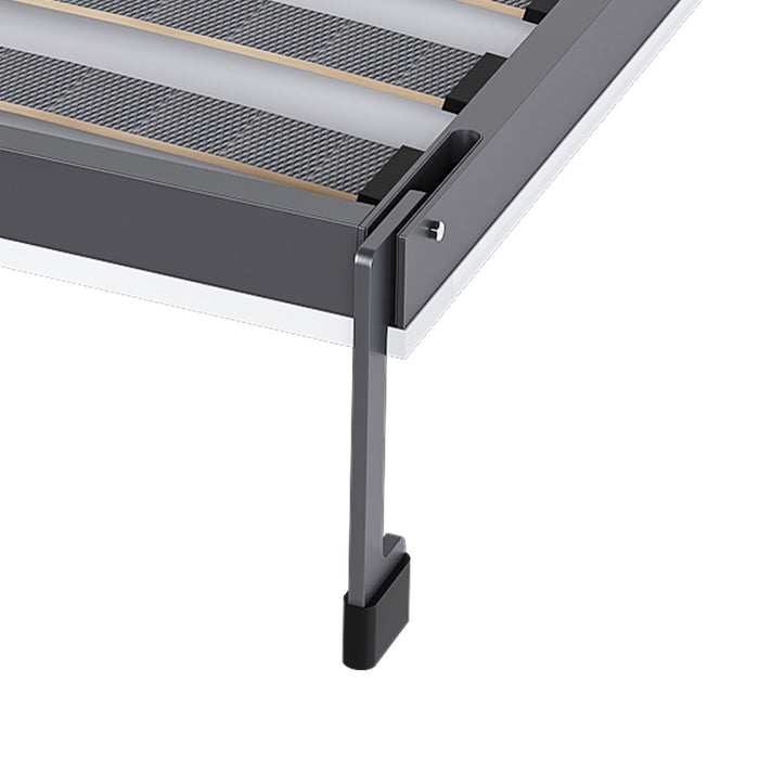 Queen Murphy Bed, Space Saving Design - White