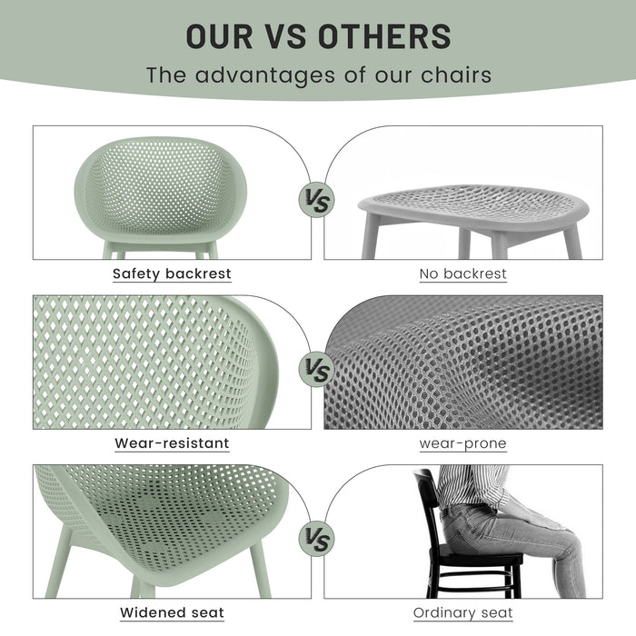 2 Pack Lounge Chair Set & Folding Square Table