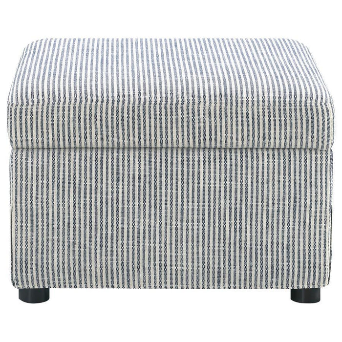 Winter - Upholstered Hydraulic Lift Top Storage Ottoman