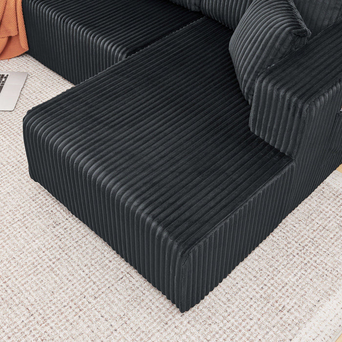 U - Shaped Modular Sectional Sofa For Living Room
