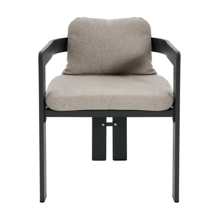 Pula - Patio Outdoor Aluminum Dining Chair (Set of 2)