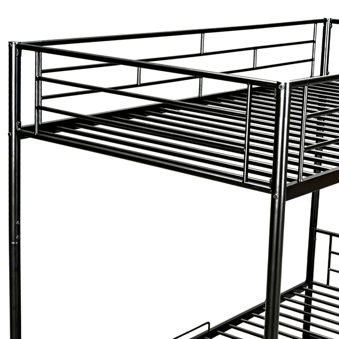 Metal Bunk Bed & Shelf And Guardrails