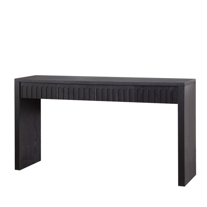 Modern Console Table With 4 Drawers, Entryway Table