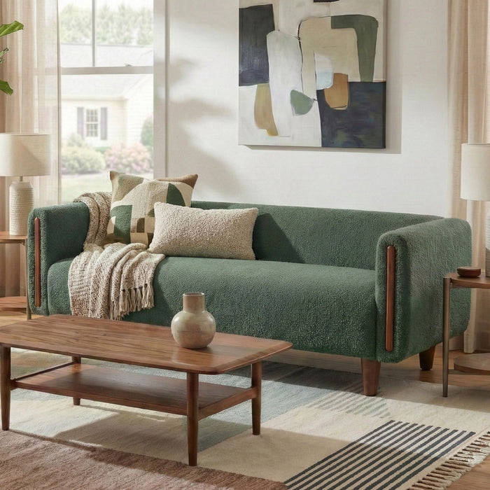 3 Seater Sofa With Armrests For Living Room