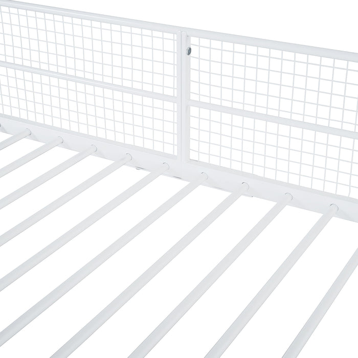 Bunk Bed With 5 Tier Shelves