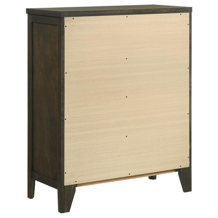 Wilkes - 4-Drawer Chest Of Drawers - Dark Cocoa