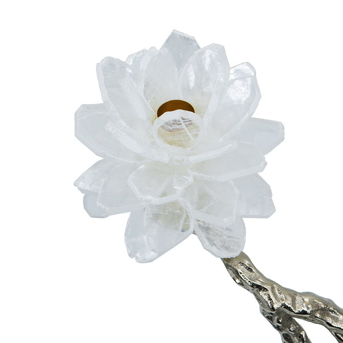 Aluminum Candle Holder With Marble Stand