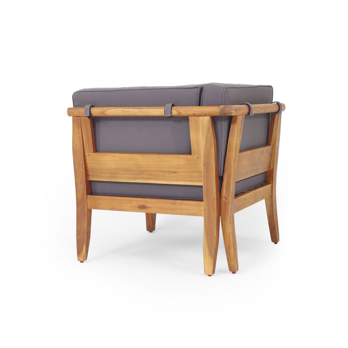 Aston - 4 Piece Sofa Set - Dark Gray