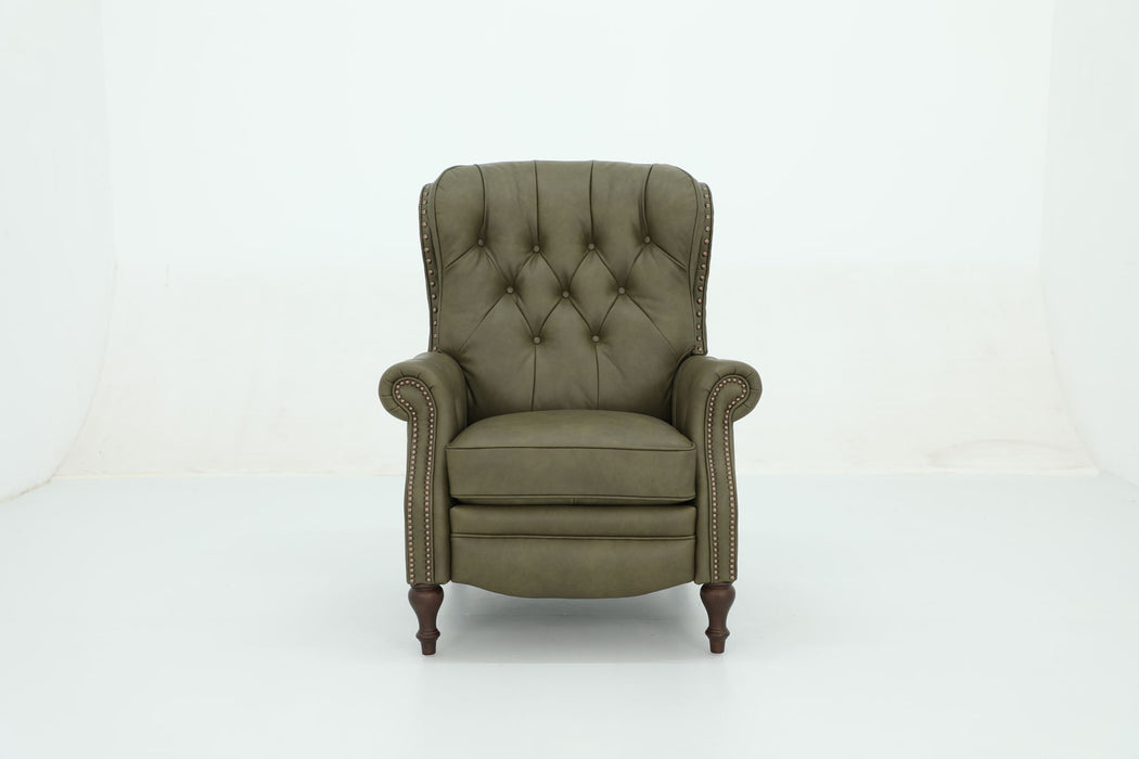 Kendall - Recliner Push Thru The Arm - Oasis-Olive