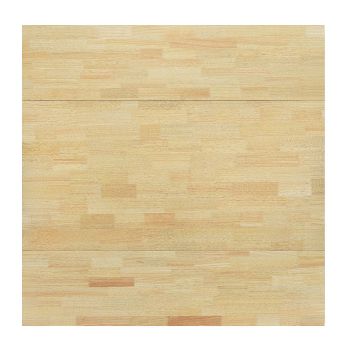 5 Piece Extendable Wood Square Dining Table Set With 2 Drop Leaves