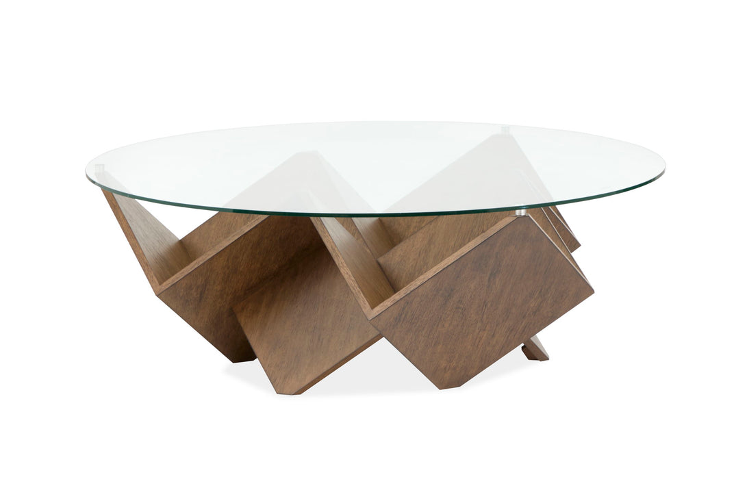 Vector - Round Cocktail Table - Russet