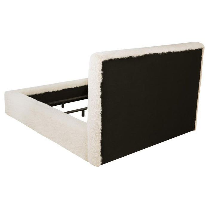 Rebecca - Faux Fur Upholstered Bed