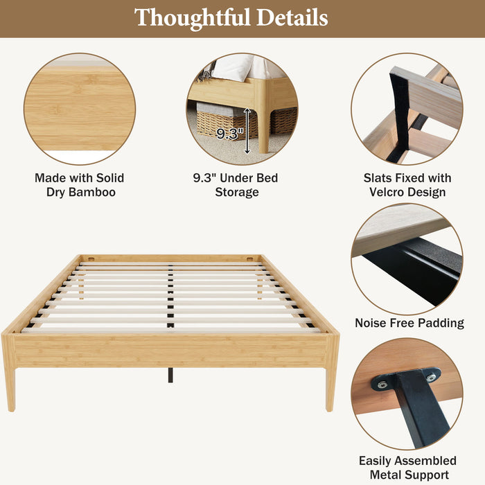Modern Minimalist Style Platform Bed