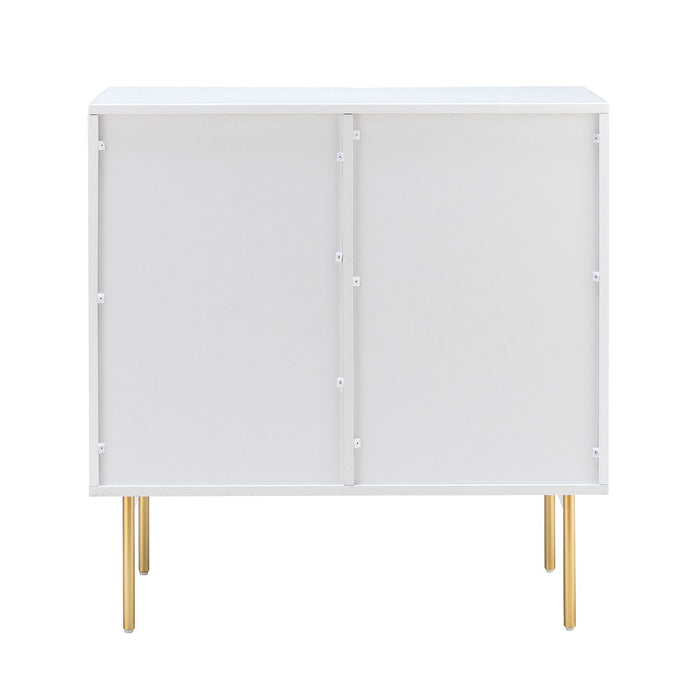 Knossos 30" Tall 2 Door Accent Cabinet - White