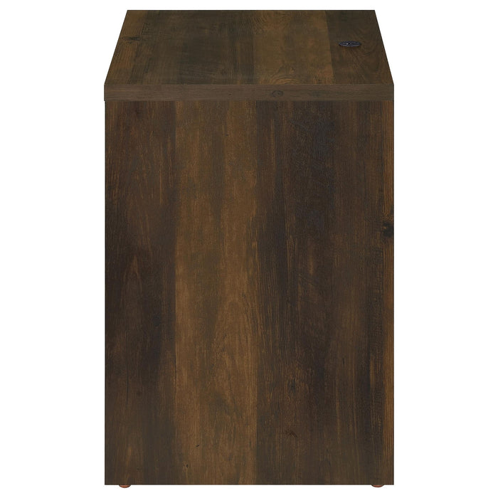 Geary - 2 Drawer Nightstand With LED Lights And USB Charging Ports
