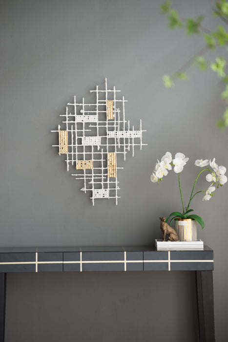Wall Decor - White / Gold