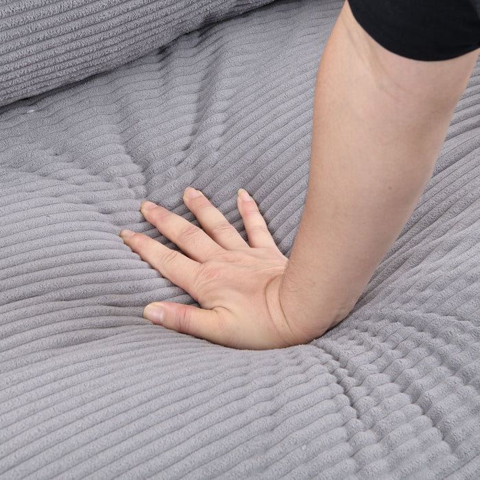 Modern Upholstered Loveseat Sofa, High Resilience