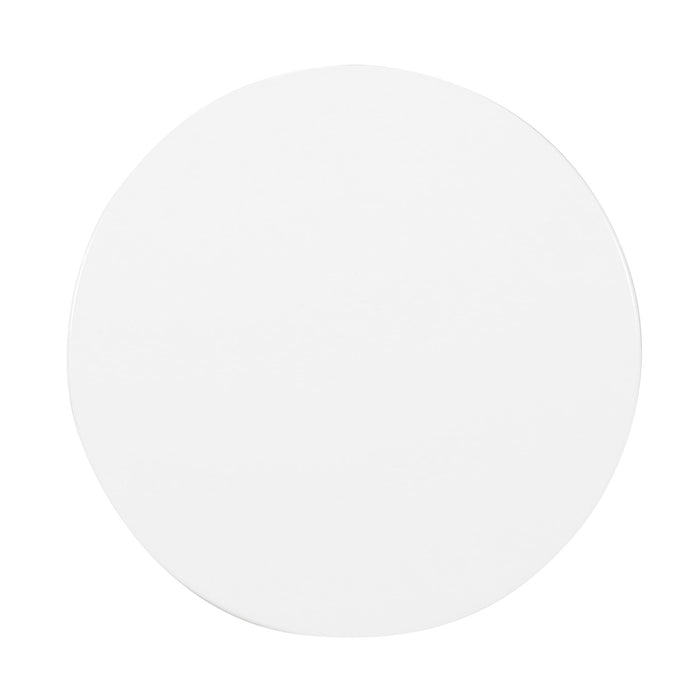 Outdoor Metal Large End Table, Modern Design