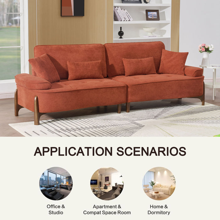 Comfortable Deep Seated Sofa With Pillows