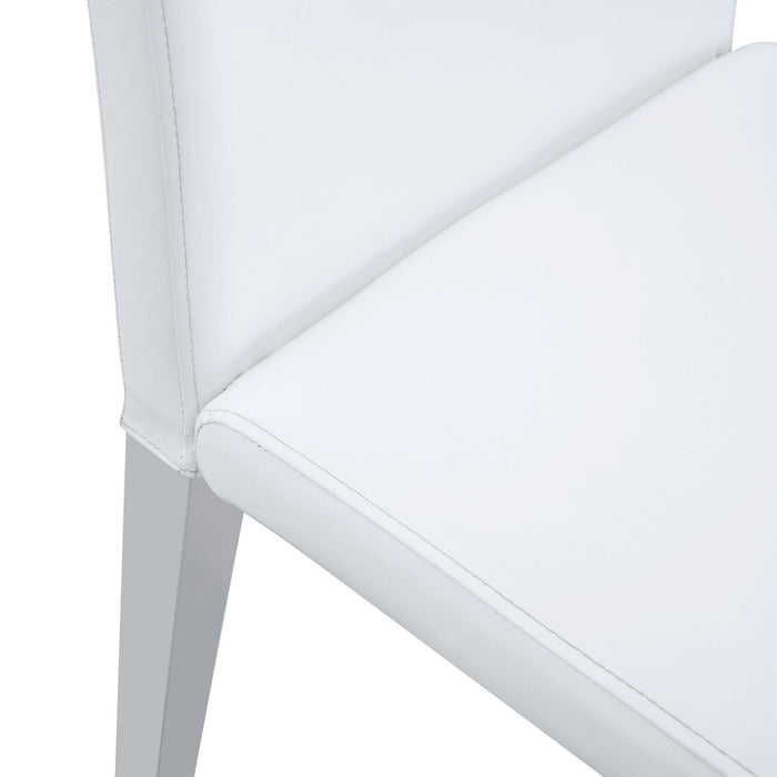 Elegant Upholstered Chairs & Metal Legs