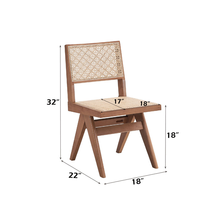 Valentina - 6 Piece Patio Furniture Set - Rattan / Natural