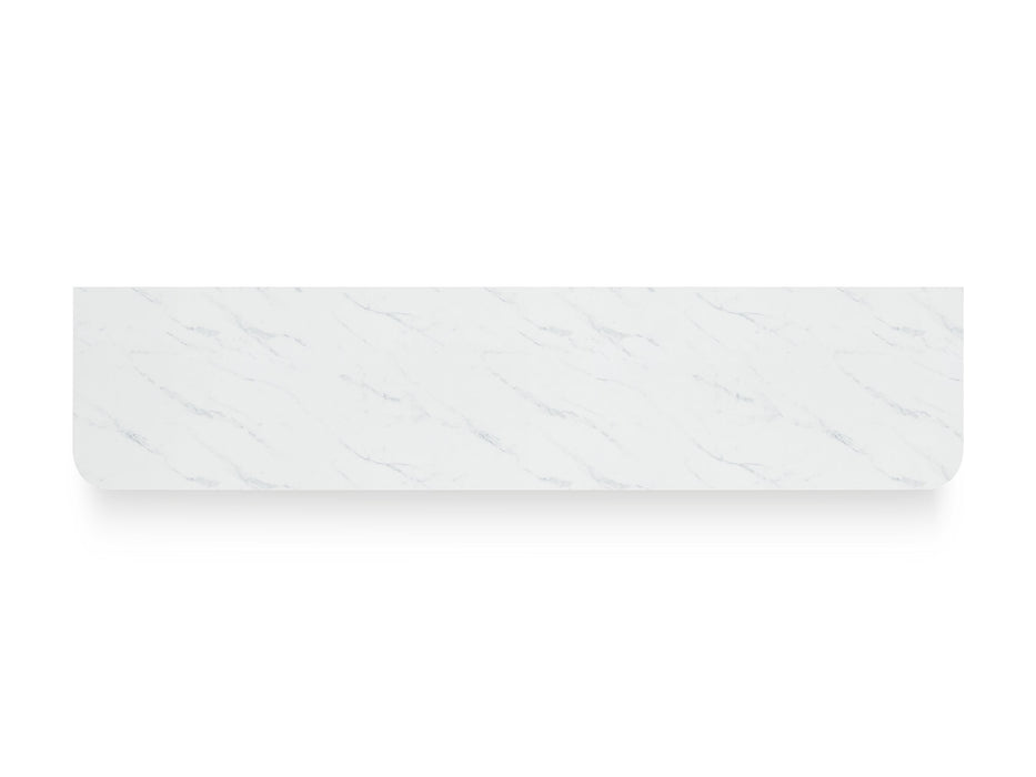 Camdill - XL TV Stand With Fireplace Option - Light Brown