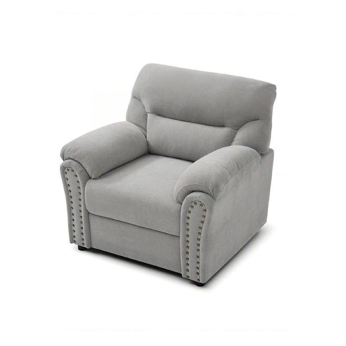Hamilton - Chair With Hand Applied Nailhead Trim And Pillow Top Arm Cushions
