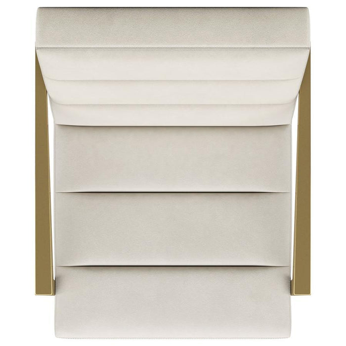 Kirra - Upholstered Metal Arm Accent Chair