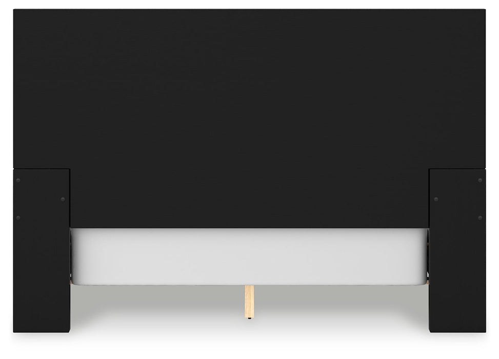 Londer - Queen Panel Bed - Black
