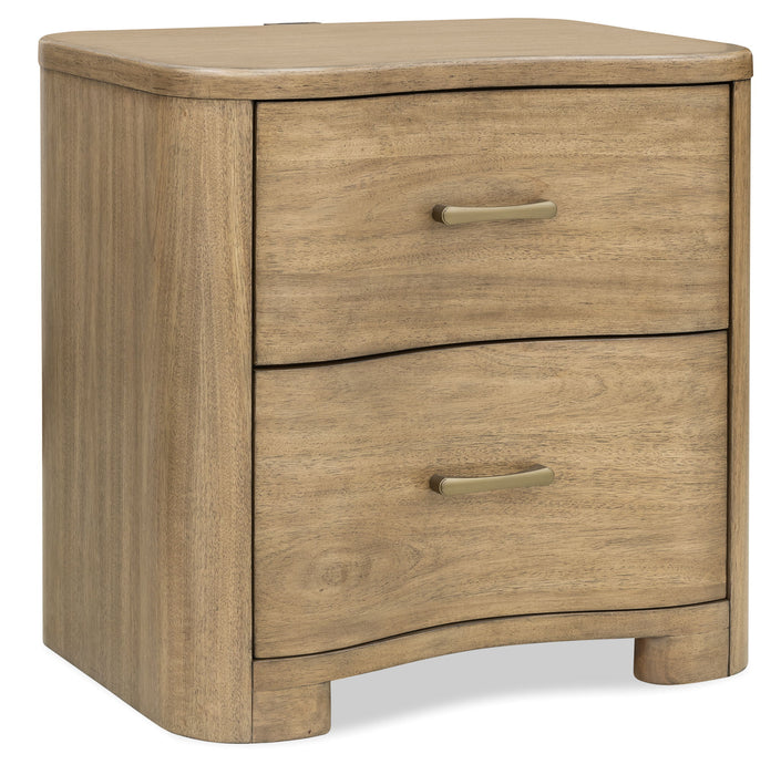 Leeza - Bedroom Set With Upholstered Panel Bed