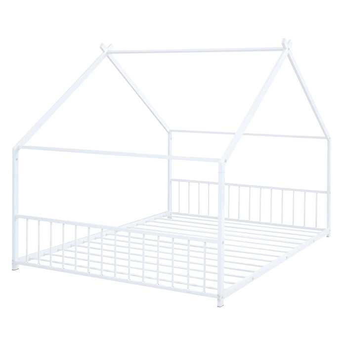 Metal House Bed