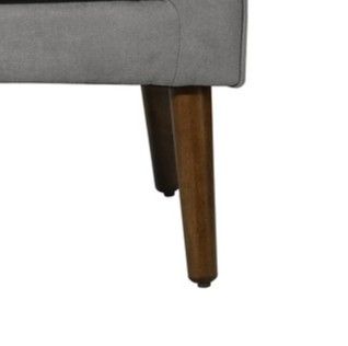 Ryder - Mid Century Modern Woven Fabric Tufted Armchair