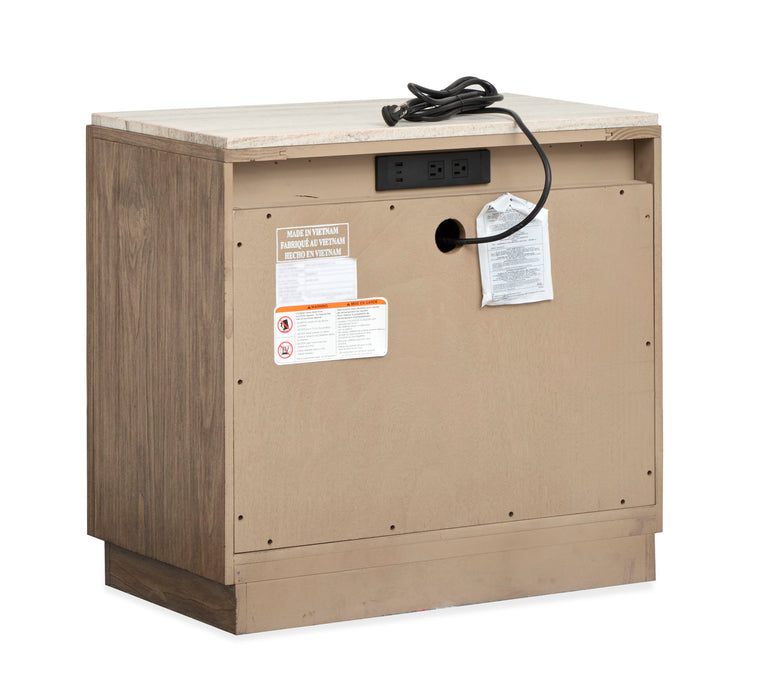 Westbourne - Door Nightstand - Dark Umber