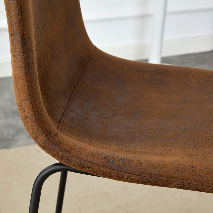 Retro Bar Chairs, Comfortable Stools (Set of 2)