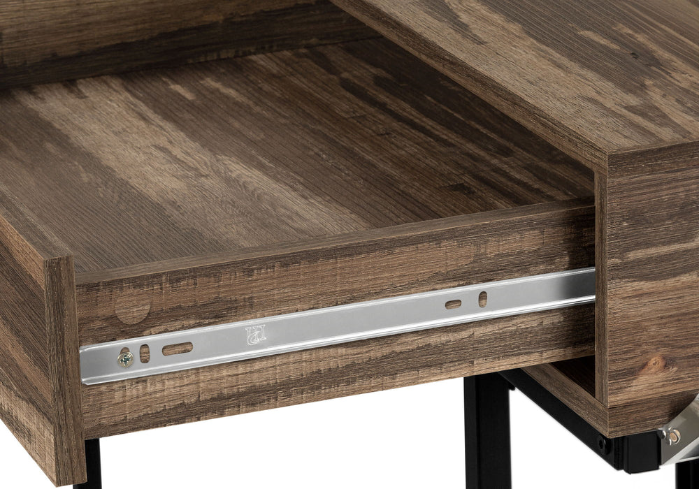 Computer Desk For Home Office, Laptop, Storage Drawers, Contemporary & Modern