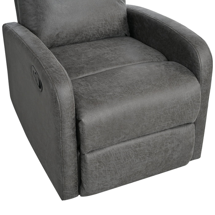 Modern Recliner Manual, Home Theater Chair With Adjustable Backrest