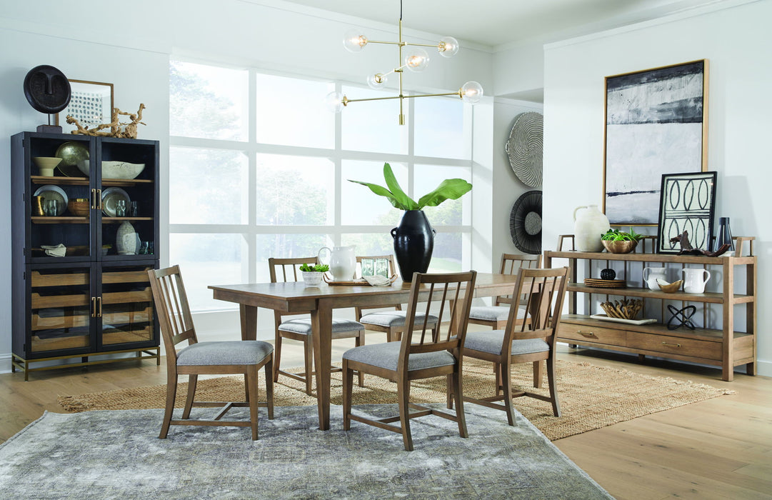 Lindon - Two Tone Dining Cabinet - Dark Brown