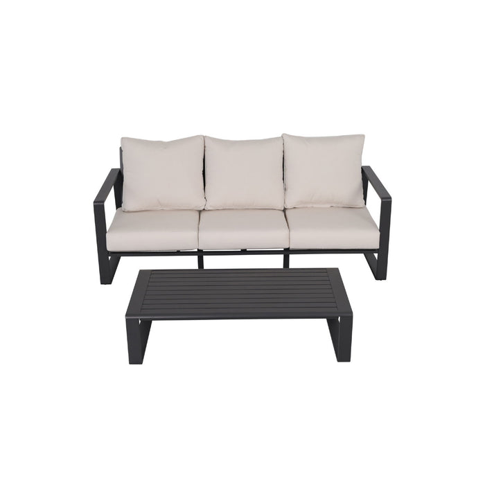 Sofa With Rectangular Coffee Table