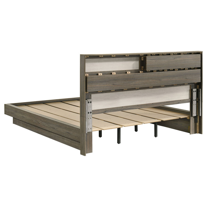 Fenwick 4-piece California King Bedroom Set Grey Oak