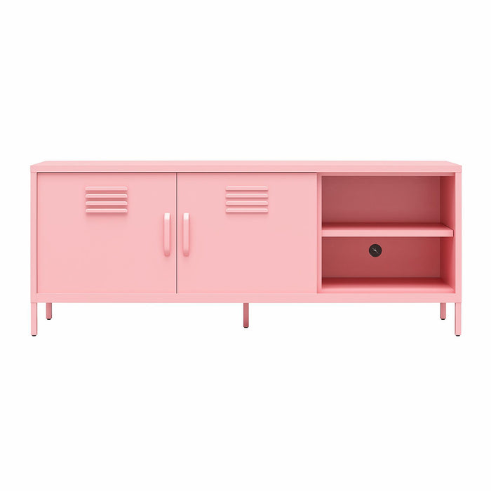 Cache - Locker Style TV Stand For TVs Up To 65" - Pink