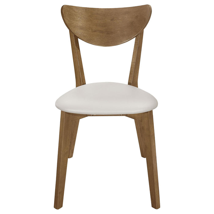 Mid-Century Modern Upholstered Dining Chair (Set of 2)