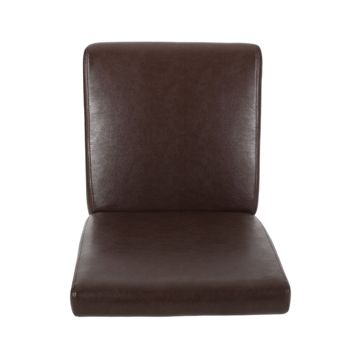 Contemporary Dining Chair With Rubberwood Legs (Set of 2)