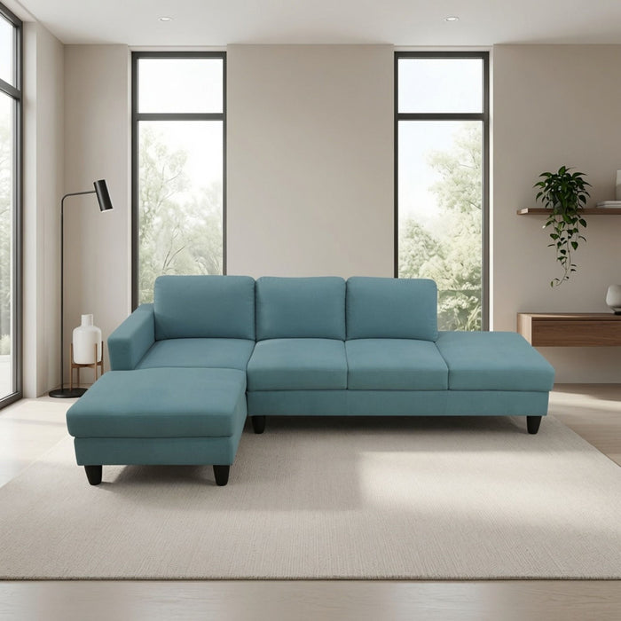 L - Shaped Sectional Sofa With Chaise & Ottoman
